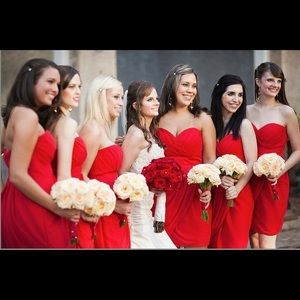 Strapless formal dress